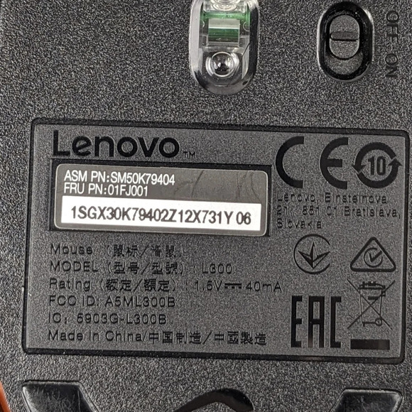 Lenovo computer mouse USB - Picture 3 of 9